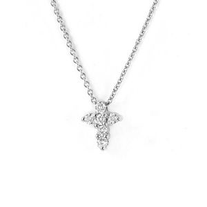 Roberto Coin Tiny Treasures Diamond Cross Pendant